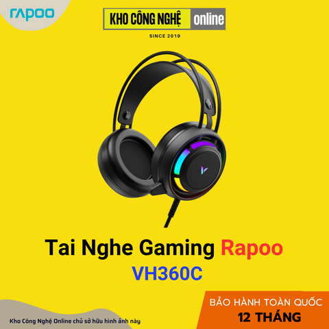 Tai nghe gaming Rapoo VH360C