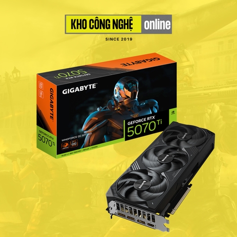 Card Màn Hình VGA GIGABYTE GEFORCE RTX 5070 Ti WINDFORCE OC SFF 16G