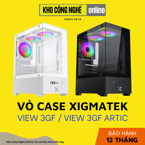 Vỏ Case máy tính Xigmatek View 3GF / View 3GF Artic