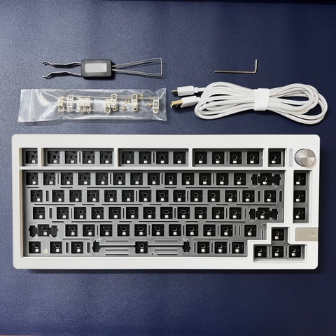 KIT LMK81 - KIT Bàn phím cơ LMK81 RGB mạch xuôi kết nối 3 chế độ (Nhôm CNC, Gasket Mount)