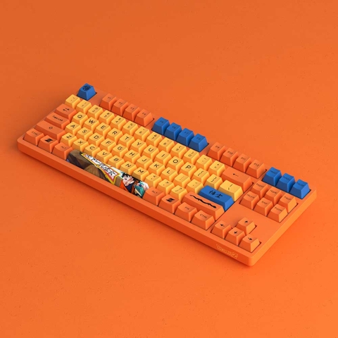 Bàn phím cơ AKKO 3087 RF Dragon Ball Z Goku (Dual-mode / AKKO sw v3)