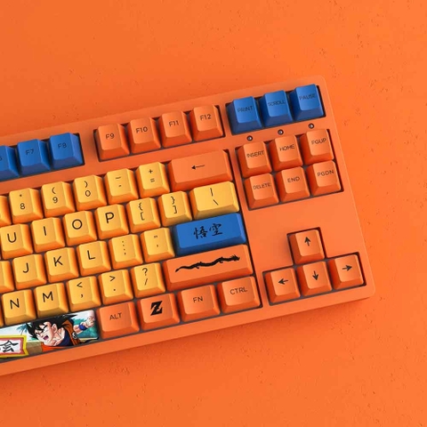 Bàn phím cơ AKKO 3087 RF Dragon Ball Z Goku (Dual-mode / AKKO sw v3)