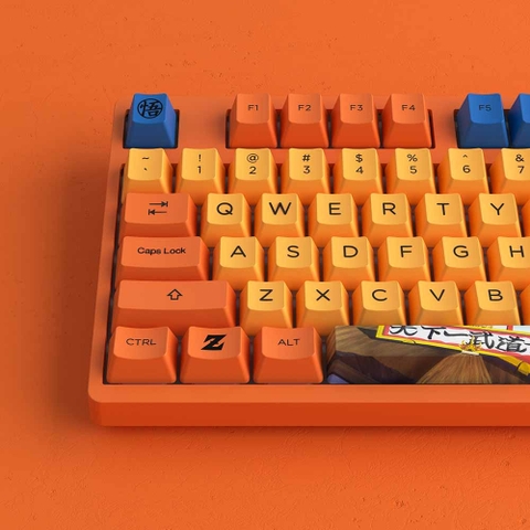 Bàn phím cơ AKKO 3087 RF Dragon Ball Z Goku (Dual-mode / AKKO sw v3)