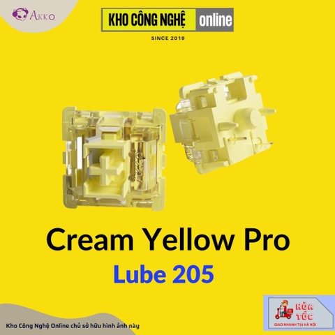 Akko Switch v3 - Cream Yellow / Cream Blue (45 switch / hộp)