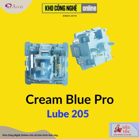 Akko Switch v3 - Cream Yellow / Cream Blue (45 switch / hộp)