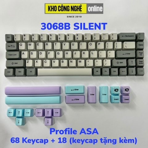 Bộ nút, keycap thay cho bàn phím cơ chất liệu nhựa ABS và nhựa PBT