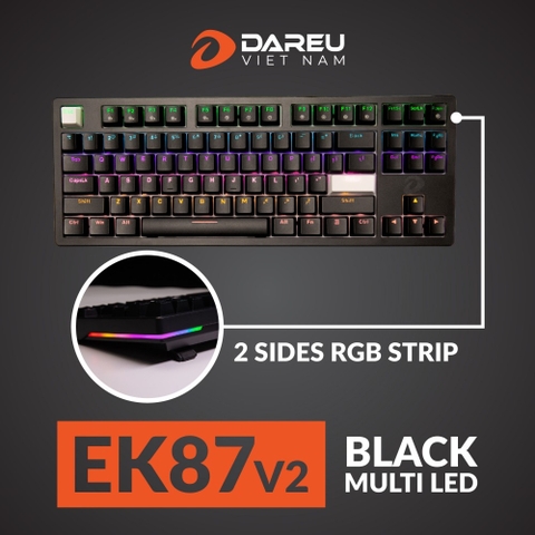 Bàn phím cơ DAREU EK87L v2 / EK87 - Chính hãng (Bảo hành 24 tháng)