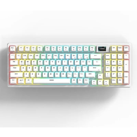 MONKA 3098 V2 Pro - Bàn phím cơ MONKA 3098 V2 Pro Có Màn Hình LCD, Mạch Xuôi, Led RGB, Kết Nối 3 Mode