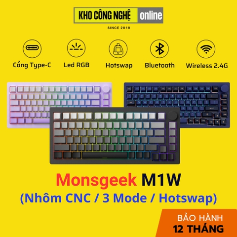 Bàn Phím Cơ Monsgeek M1W HE-SP V3 (Magnetic Switches – 8K Hz Polling Rate Wired USB-C – Multi mode)