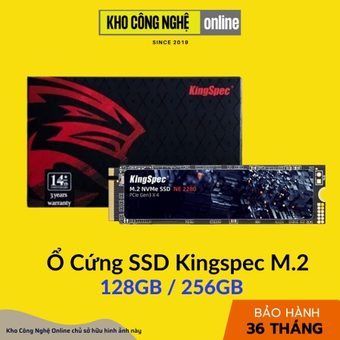 Ổ cứng SSD KingSpec 128GB NE-128 / 256GB NE-256 M.2 PCIe Gen3x4