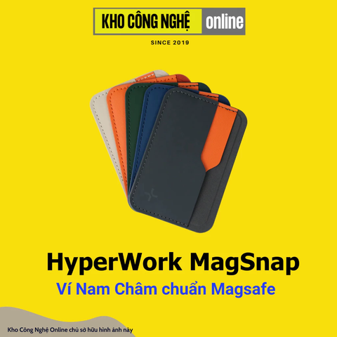 Ví Nam Châm HyperWork MagSnap - Tương Thích Chuẩn Magsafe - Hàng Chính Hãng
