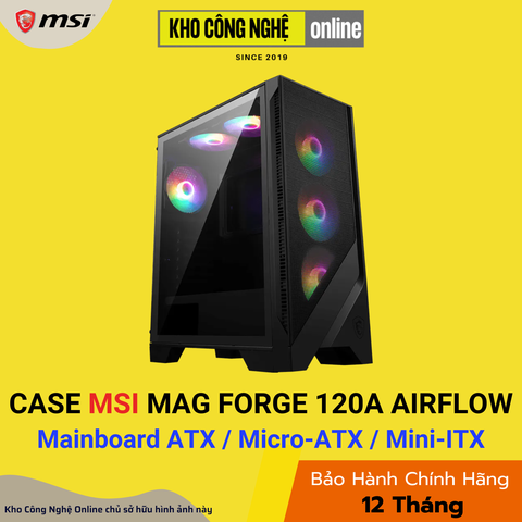 Vỏ CASE MSI MAG FORGE 120A AIRFLOW 6Fan
