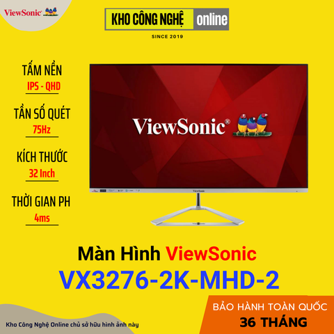 Màn Hình ViewSonic VX3276-2K-MHD-2