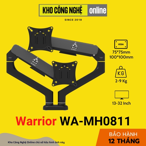 Arm đôi màn hình Warrior WA-MH0811