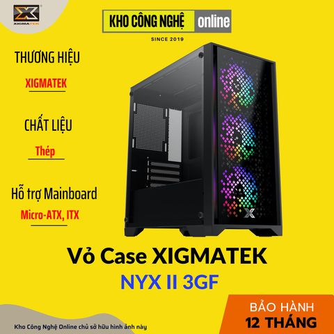 Vỏ Case XIGMATEK NYX II 3GF