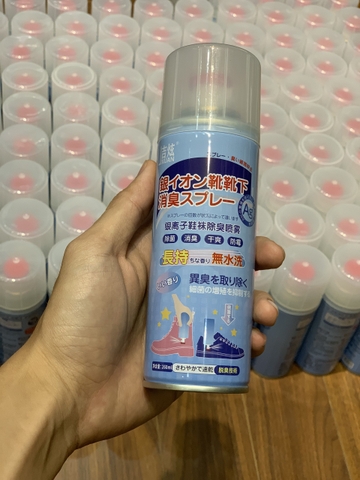 Chai xịt khử mùi giày
