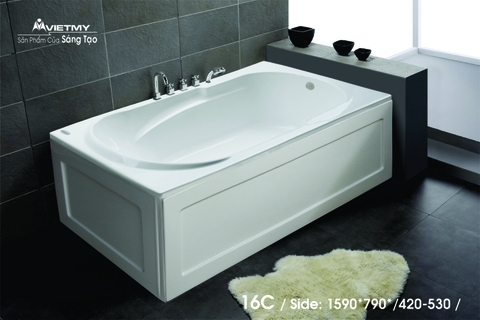 Bồn tắm dài Việt Mỹ 16.C dài 1m59