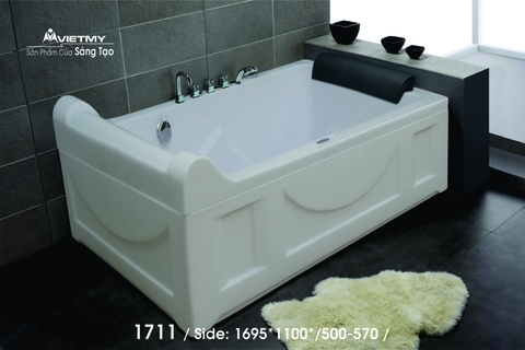 Bồn tắm dài Việt Mỹ 1711 dài 1m69