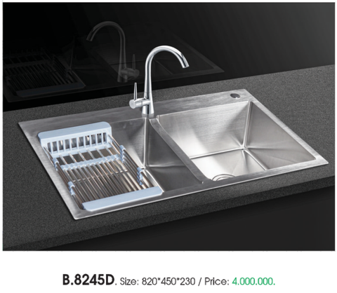 Chậu rửa chén Việt Mỹ B.8245D Inox 304 [Đặt hàng]