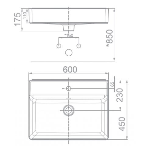 Lavabo chậu rửa mặt American Standard WP-F420 đặt bàn