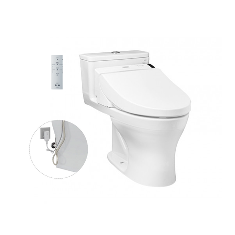 Bồn cầu 1 khối Toto MS855DW6 nắp rửa C5 - TCF6531Z