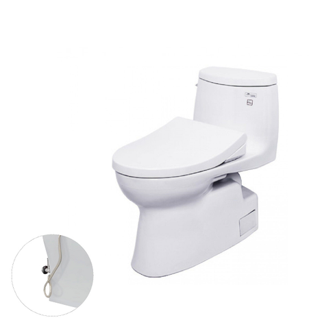 Bồn cầu 1 khối Toto MS905E4 nắp rửa TCW1211A