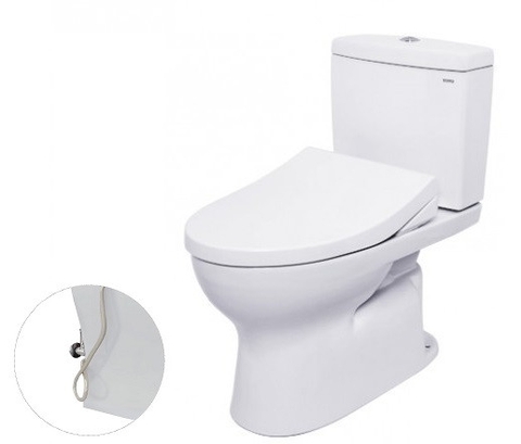 Bồn cầu 2 khối Toto CS320DRE4 nắp rửa TCW1211A