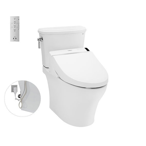 Bồn cầu 2 khối Toto CS986GW6 nắp rửa C5 - TCF6531Z