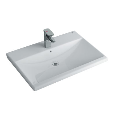 Lavabo chậu rửa mặt Inax L-2397V bán âm  - L2397V