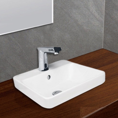 Lavabo chậu rửa mặt Viglacera CD24 bán âm