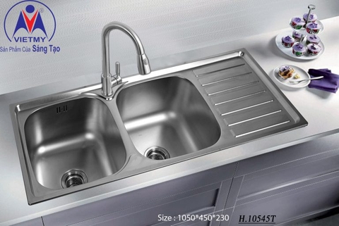 Chậu rửa chén Việt Mỹ H.10545T Inox 201