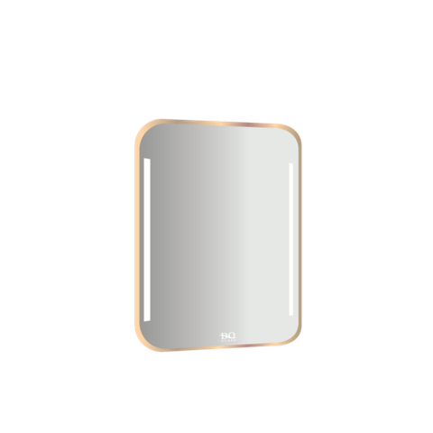 Gương led cảm ứng Đình Quốc ĐQ 99902A 50x70 cm mạ inox viền PVD