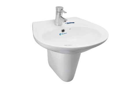 Lavabo chậu rửa mặt Thiên Thanh LT04 treo tường + chân