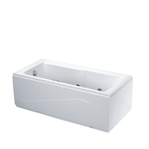Bồn tắm dài Caesar MT0550L(R) dài 1m5 loại chân yếm có massage