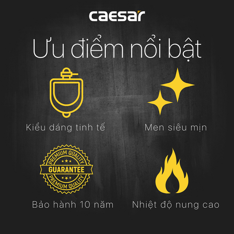 Bồn tiểu nam Caesar U0232 treo tường