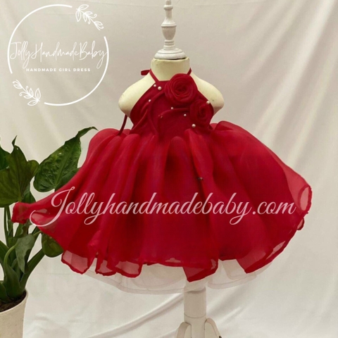 Red Girl Dress | Party Organza Dress | Baby Birthday Dress | Toddler Girl Dress | Princess Girl Dress | Organza Girl Dress | Occasion Dress