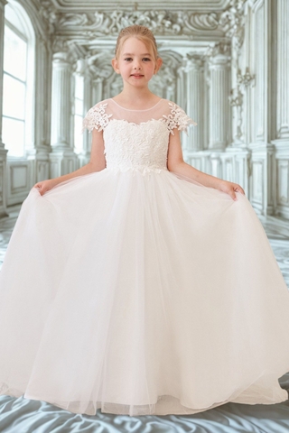 Bridesmaid dress, Toddler Dress, Vintage Satin Wedding Party Dress, Custom Size