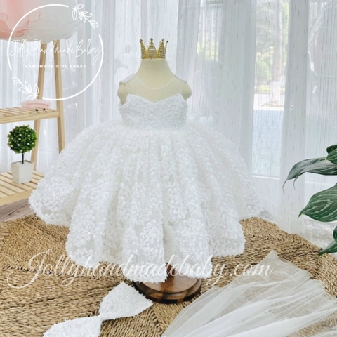 White Wedding Dress For Girl | Girl Wedding Princess Dress | Girl Occasion Dress