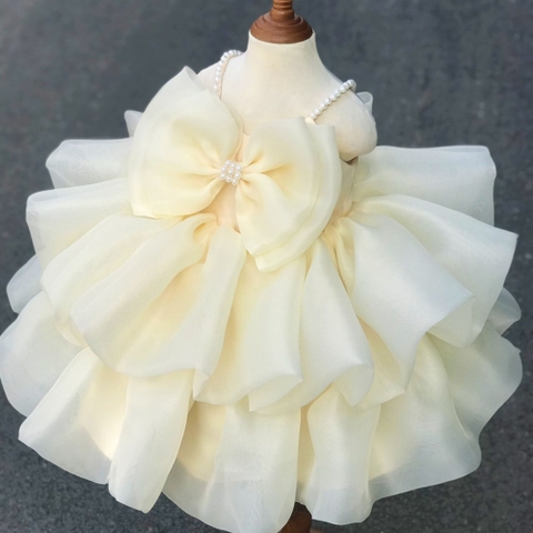 Girls' Christmas Dress | Ivory Organza Dress | Celebrating This Christmas with Memories