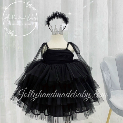 Black Baby Girl Dress | Cute Baby Girl Dress | Princess Tulle Dress