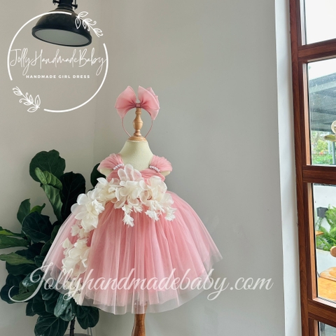 Blush Tulle Baby Girl Dress | Dusty Rose Tulle Dress | Celebrate with Style on Every Occasion