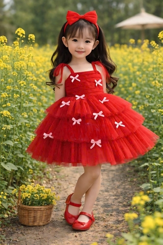 Red Fairy Dream Dress – A Touch of Soft Magic