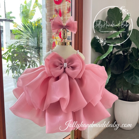Dusty rose infant dress outlet