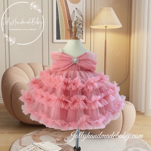 Dusty Rose Baby Dress