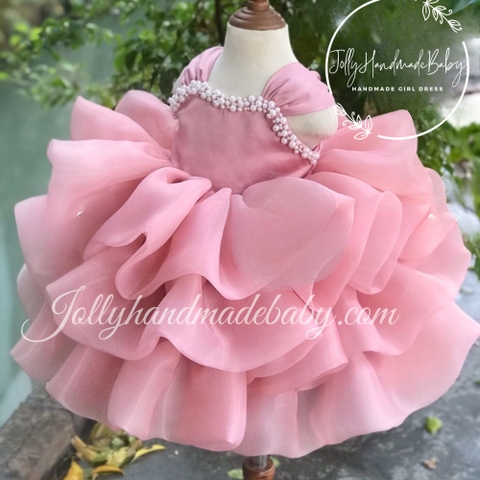 Dusty Rose Baby Dress