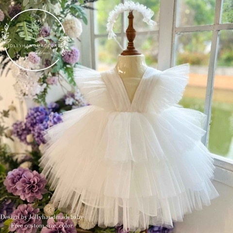 White Tulle Dress - Custom Colors You Love