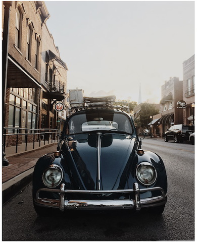 X2328 - Tranh Đơn Dọc Treo Tường Tráng Gương / Canvas Cao Cấp Siêu Xe Oto Vintage Retro Cổ điển Nghệ thuật