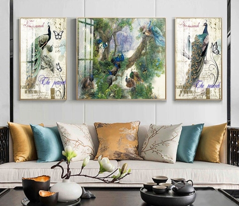 Bộ 3 tranh treo tường phong thuỷ Canvas Tráng gương cao cấp Tranh Công Phượng -12