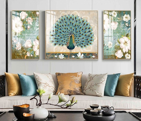 Bộ 3 tranh treo tường phong thuỷ Canvas Tráng gương cao cấp Tranh Công Phượng -13