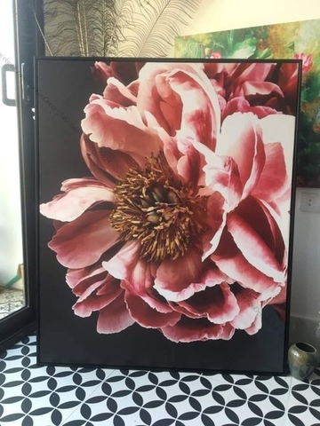 Tranh đơn treo tường Tráng gương Cao Cấp - Hoa  tỷ lệ 2:3 -10